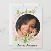フォト卒業パーティー招待状 招待状 (正面)