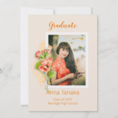 フォト卒業パーティー招待状 招待状 (正面)