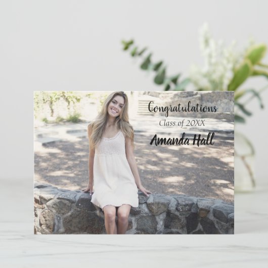 フォト卒業パーティー招待状 招待状 (スタンド正面)