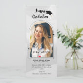 フォト卒業パーティー電話招待状 招待状 (スタンド正面)