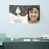 フォト卒業ロケット宇宙バナー 横断幕 (トレードショー)