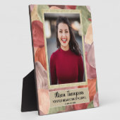 フォト卒業抽象芸術自然卓上プラーク フォトプラーク (側面)