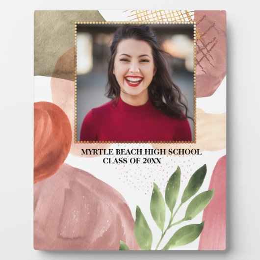 フォト卒業抽象芸術自然表 フォトプラーク (正面)