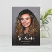 フォト卒業発表カード 案内状 (スタンド正面)