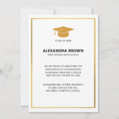 フォト卒業発表カード 案内状 (裏面)