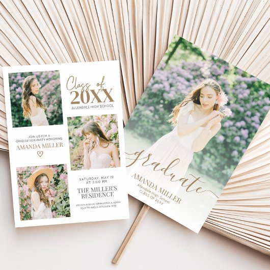 フォト卒業発表招待状 招待状