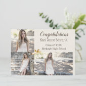 フォト卒業発表招待状 招待状 (スタンド正面)