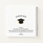 フォト卒業記念キープサケ ノートブック (裏面)