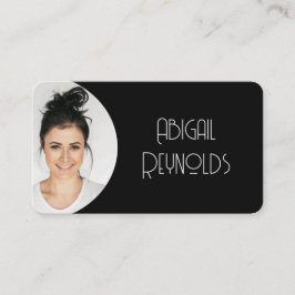 フォト名刺の黒い枠 名刺