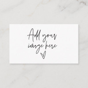 フォト名刺ロゴブランディングロイヤリティカード 名刺