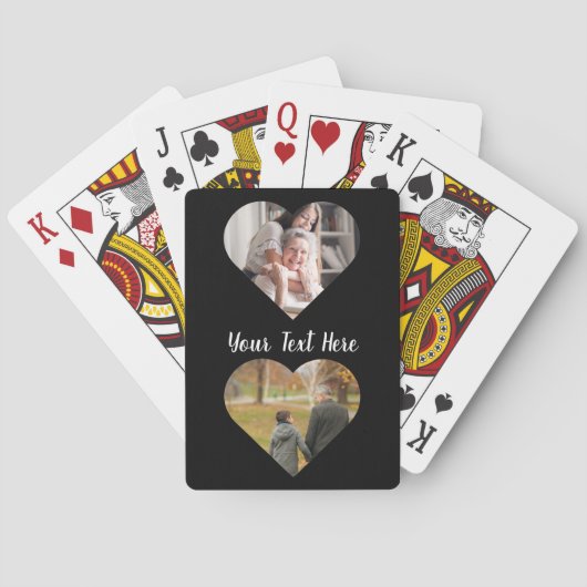 フォト垂直カスタム文字トランプ トランプ (裏面)