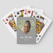 フォト垂直カスタム文字トランプ トランプ (裏面)