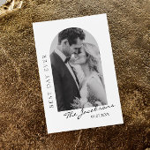 フォト夫妻の結婚サンキューカード サンキューカード