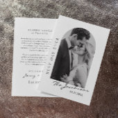 フォト夫妻の結婚サンキューカード サンキューカード