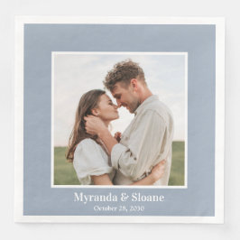 フォト婚約パーティダスティブルー