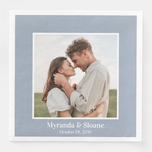 フォト婚約パーティダスティブルー (正面)