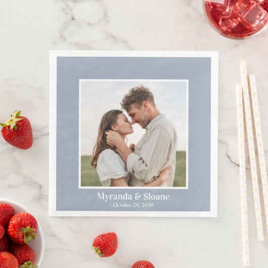 フォト婚約パーティダスティブルー (インサイチュ)