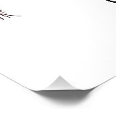 フォト婚約ピンクラブバルーン ポスター (コーナー)