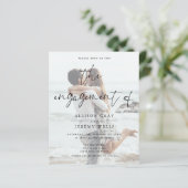 フォト婚約招待状 (スタンド正面)