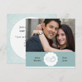 フォト婚約招待状 招待状 (正面/裏面)