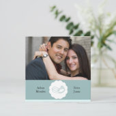 フォト婚約招待状 招待状 (スタンド正面)