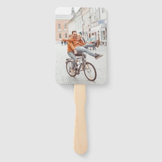 フォト婚約結婚の卒業式パーティー ハンドファン (裏面)