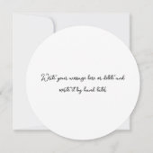 フォト子供の誕生日パーティーありがとう 招待状 (裏面)