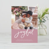 フォト季節のごあいさつJoyful シーズンカード (スタンド正面)