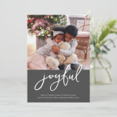 フォト季節のごあいさつJoyful シーズンカード (スタンド正面)