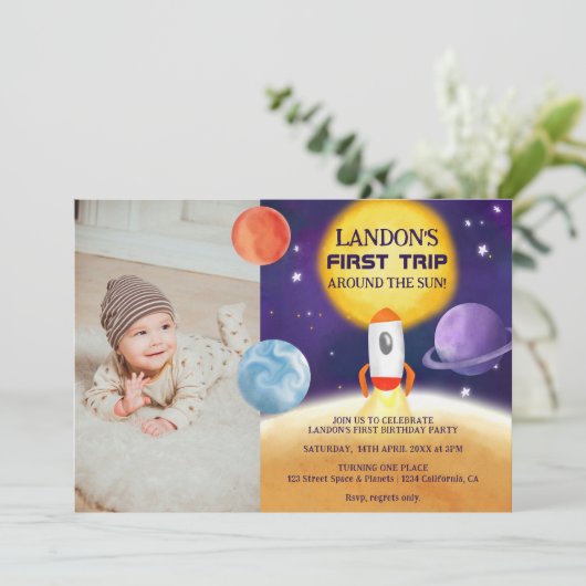 フォト宇宙のまわりに日帰り1回目 招待状 (スタンド正面)