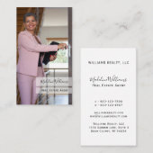 フォト実在エステートエージェントの名刺 名刺 (正面/裏面)