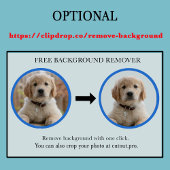 フォト市松模様に白黒ドッグポー印刷（オプション） ラッピングペーパー