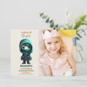 フォト忍者誕生日空手パーティー 招待状 (スタンド正面)