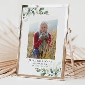 フォト悔やみや弔慰ユーカリ葬儀 サンキューカード