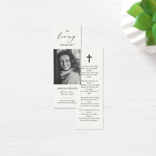 フォト悔やみや弔慰葬儀記念祈りの言葉しおり