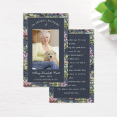 フォト悔やみや弔慰葬儀記念祈りの言葉カード (デスク)