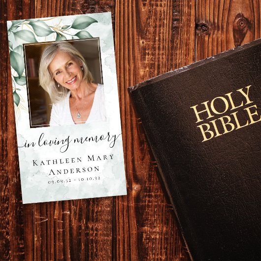 フォト悔やみや弔慰葬儀記念祈りの言葉カード