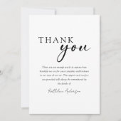 フォト悔やみや弔慰葬儀 サンキューカード (正面)