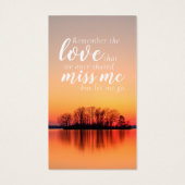 フォト感動的メモリアルカード (裏面)