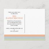 フォト懇親会日付の保存 案内ポストカード (裏面)