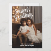 フォト手書きグレープレイドシーズンの挨拶 シーズンカード (正面)