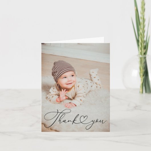 フォト折り畳みサンキューカード サンキューカード (正面)