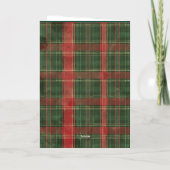 フォト折り畳みホイルホリデーカード 箔シーズンカード (裏面)