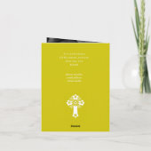 フォト招待状シンプルバプティスクロスカイ シーズンカード (裏面)