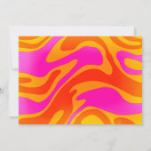 フォト招待状付き4歳の若い4歳の誕生日 招待状 (裏面)