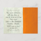 フォト挿入～はがき/招待状誕生日 インビテーションポストカード (裏面)