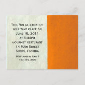 フォト挿入~はがき/招待状誕生日 インビテーションポストカード (裏面)