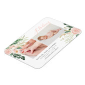 フォト数々の赤面ピンクフローラ誕生と マグネット (左側)