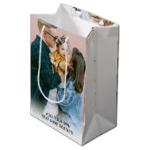 フォト文字クリスマス ミディアムペーパーバッグ (正面アングル)