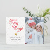 フォト日は明メリーるい金ゴールドの星文字素朴 シーズンカード (スタンド正面)